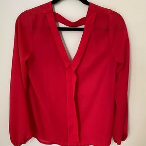 Red blouse. Size S